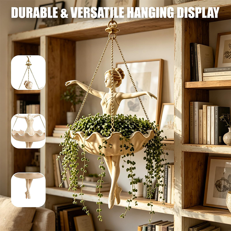 Spider Plant Hanging - Pot Gantung Penari Balet, Penyangga Tanaman