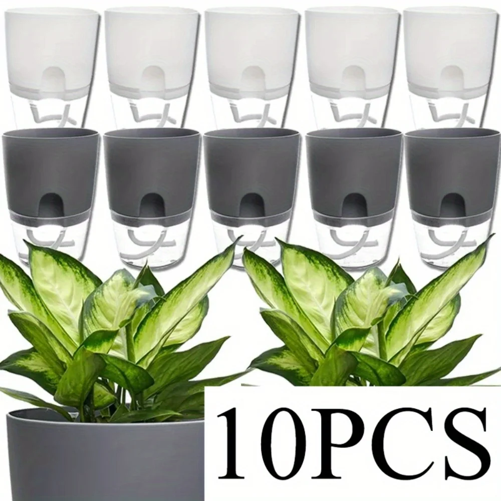 10/5 Buah Pot Bunga Plastik Pe - Aloe Vera Pot ulasan dan harga