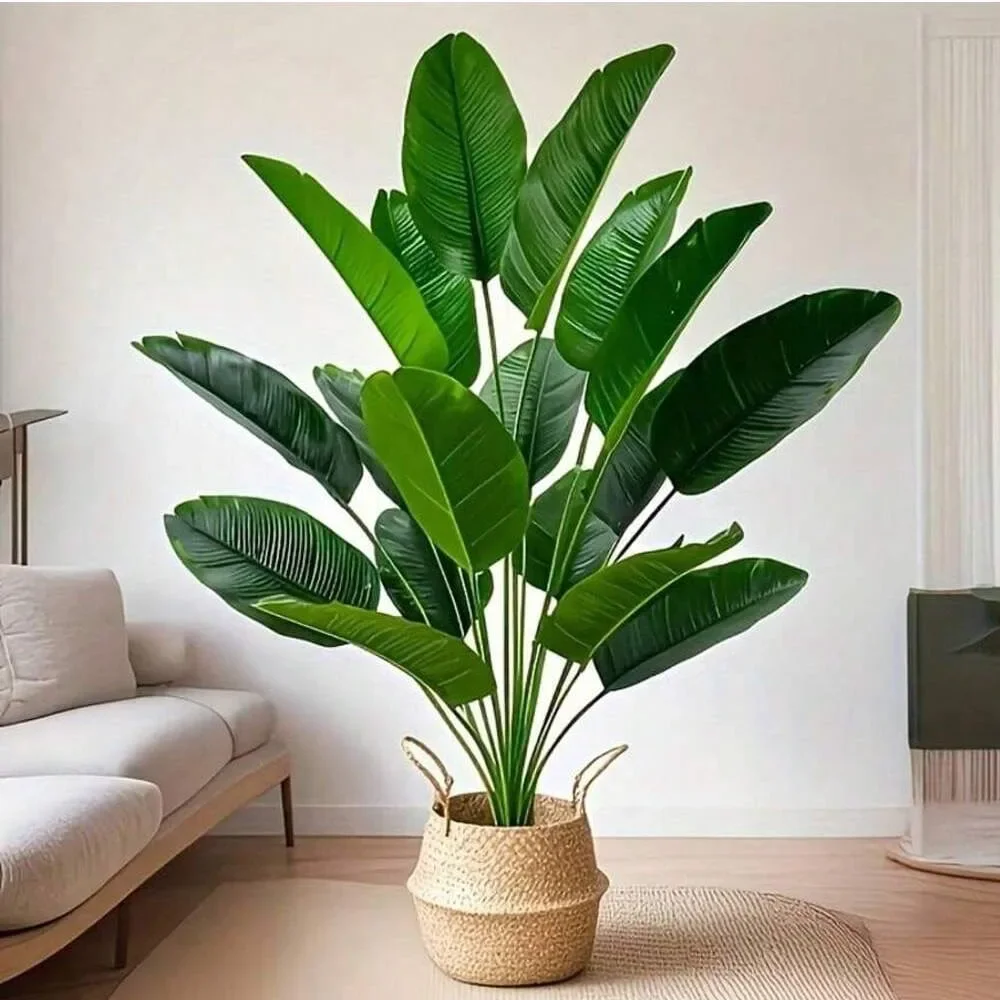 1 Buah 18 Daun Tanaman Buatan  - Ficus Lyrata Tree ulasan dan harga