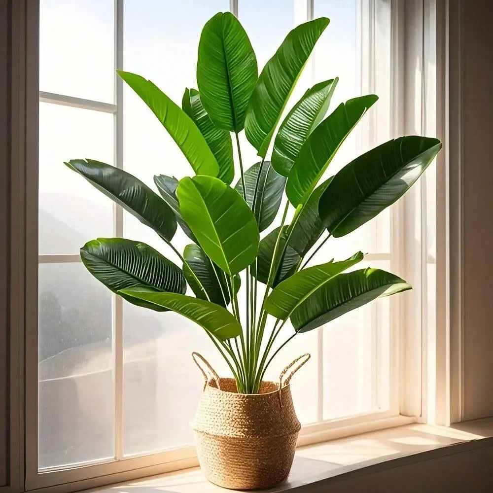 1 Buah 18 Daun Tanaman Buatan  - Ficus Lyrata Tree ulasan dan harga