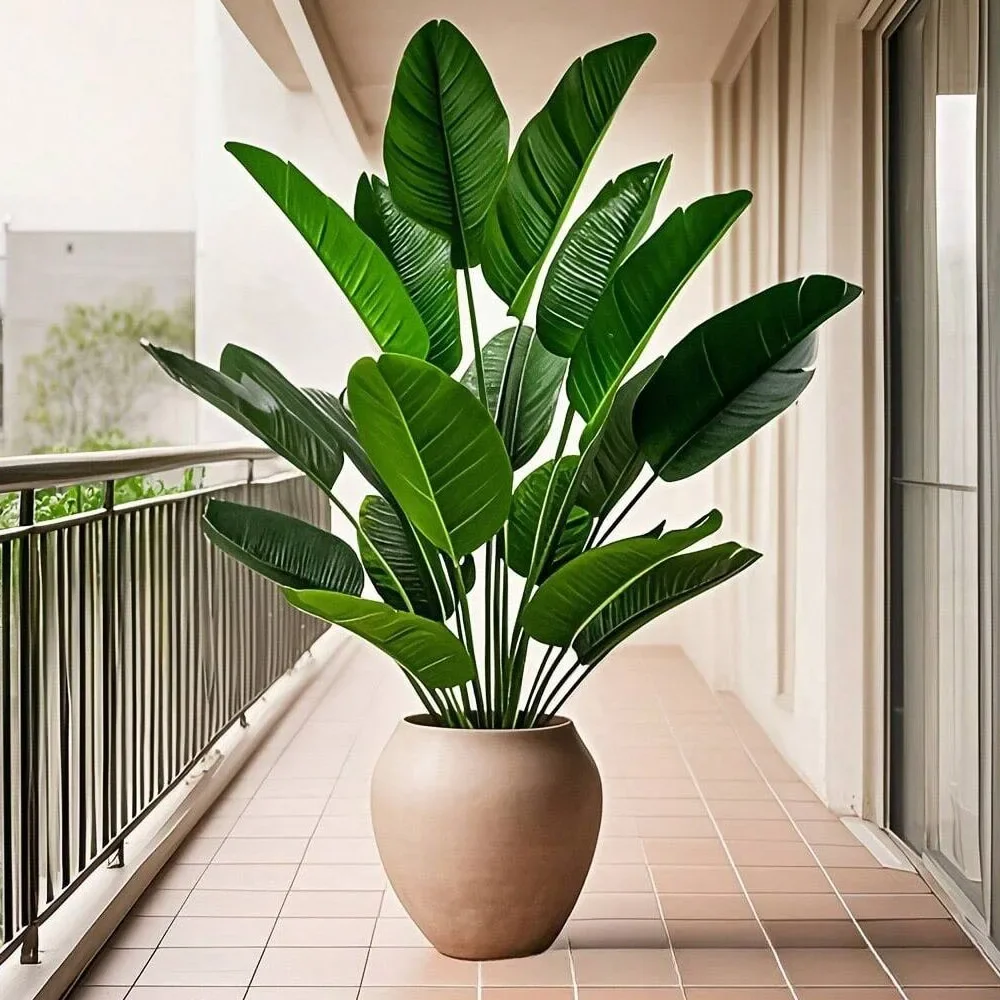 1 Buah 18 Daun Tanaman Buatan  - Ficus Lyrata Tree ulasan dan harga