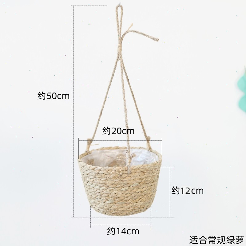 Keranjang Gantung Jerami Pot B - Spider Plant Hanging ulasan dan harga